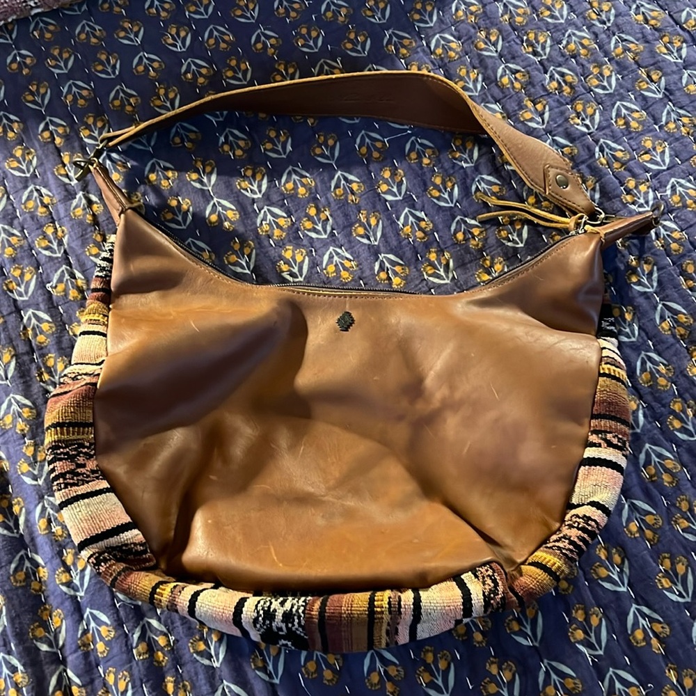 Nena & Co. Leather Hobo Shoulder Bag